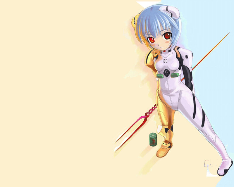 anime girl in combat suit