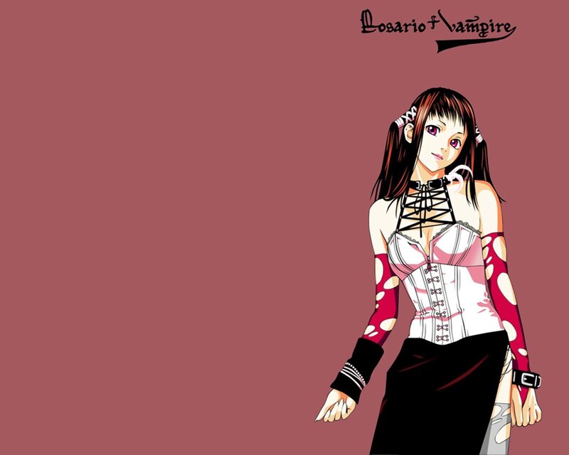 Anime Girl in Corset — Red
