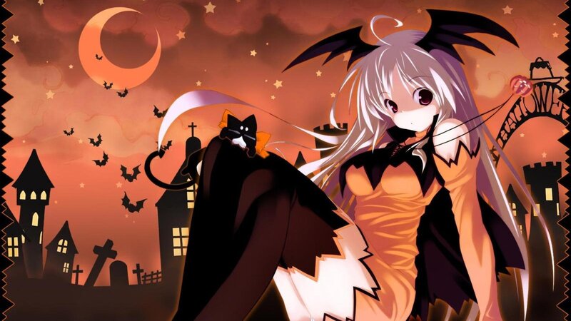 Anime Girl in Costume — Orange