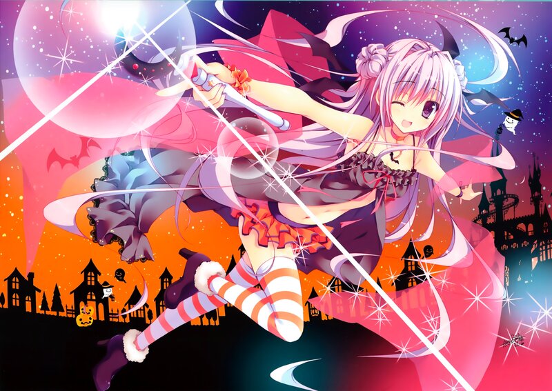 Anime Girl in Costume — Pink