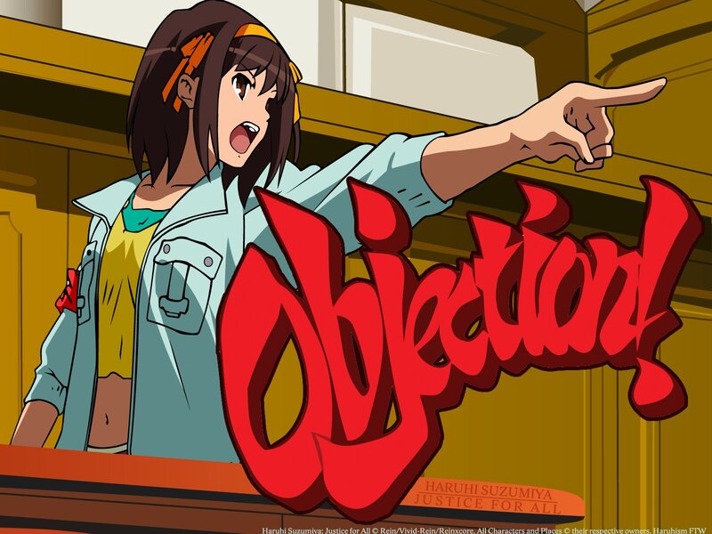 Anime Girl in Court