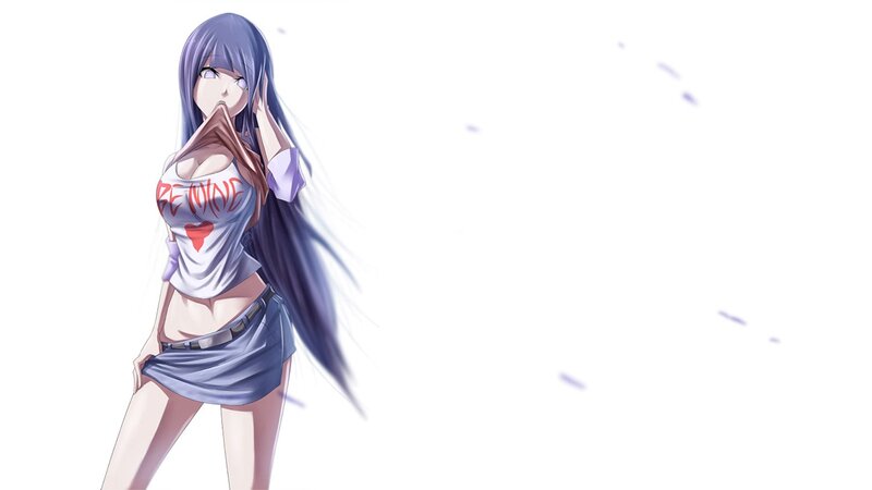 anime girl in crop top