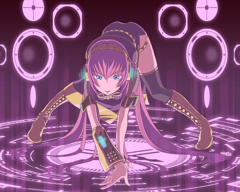 Anime Girl in Dance Pose