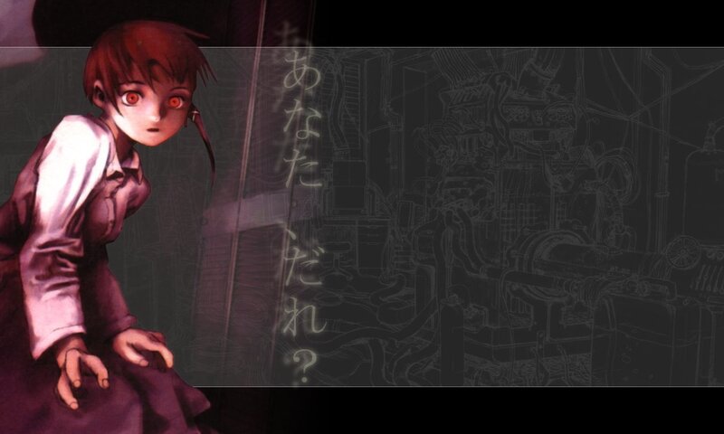 anime girl in dark room