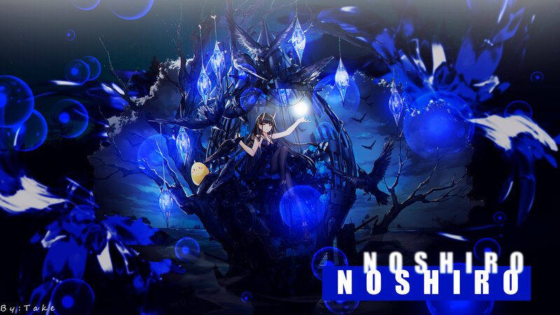 Anime Girl in Dark Tree