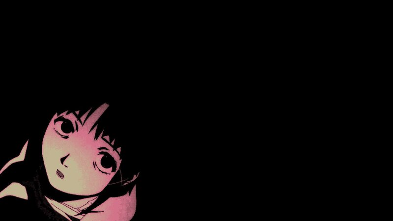 Anime Girl in Darkness