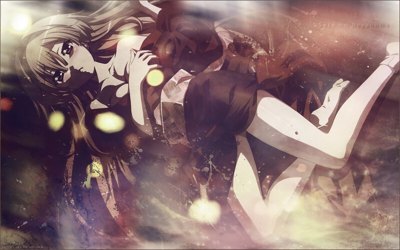 anime girl in distress