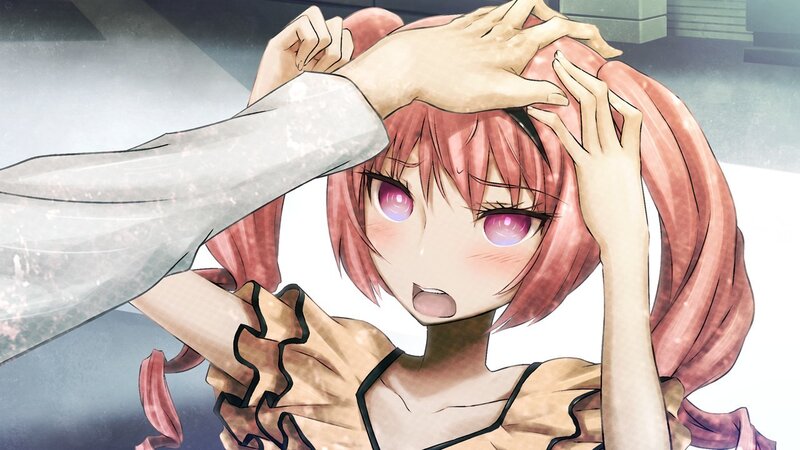Anime girl in distress