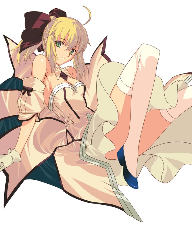 anime girl in dress