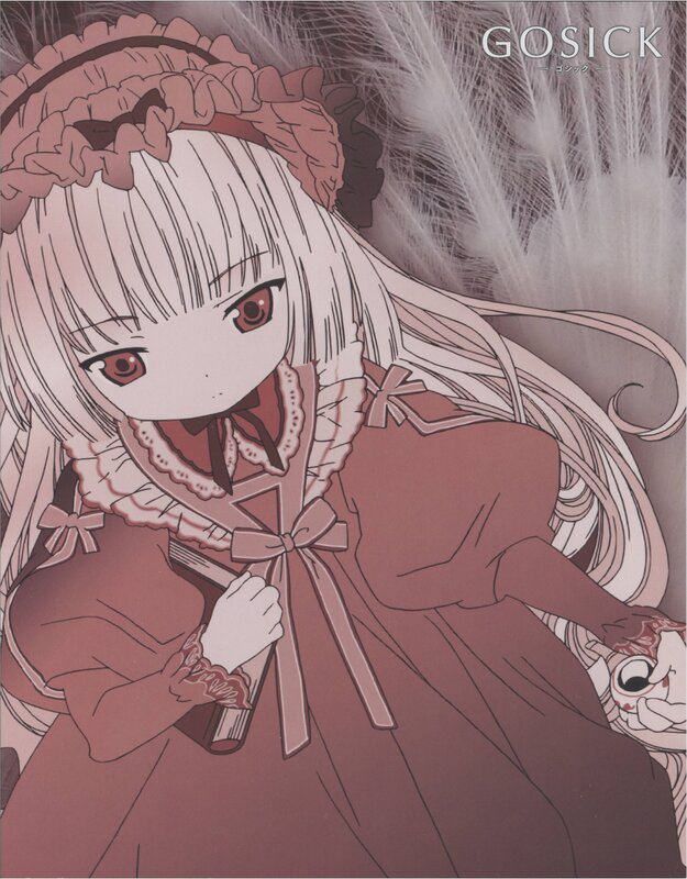 Anime Girl in Dress — Pink, Dramatic, Manga, Book