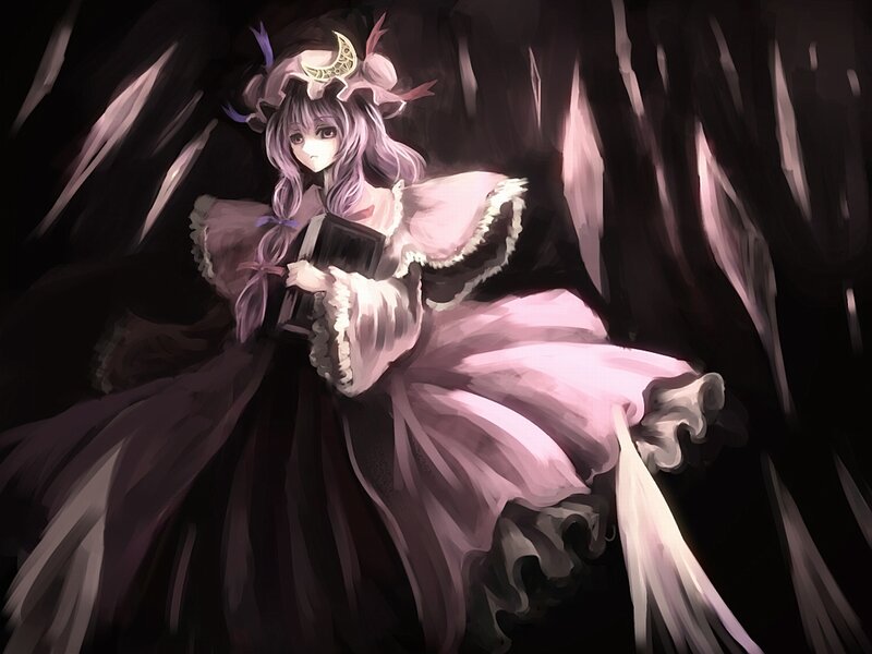 Anime Girl in Dress — Pink, Dramatic