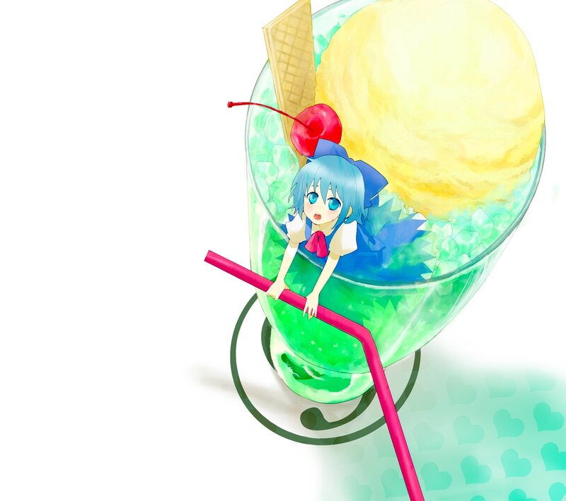 Anime Girl in Drink