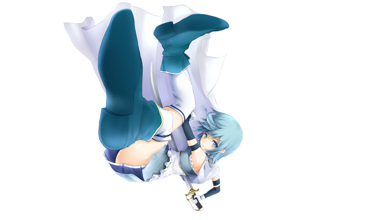 anime girl in dynamic pose