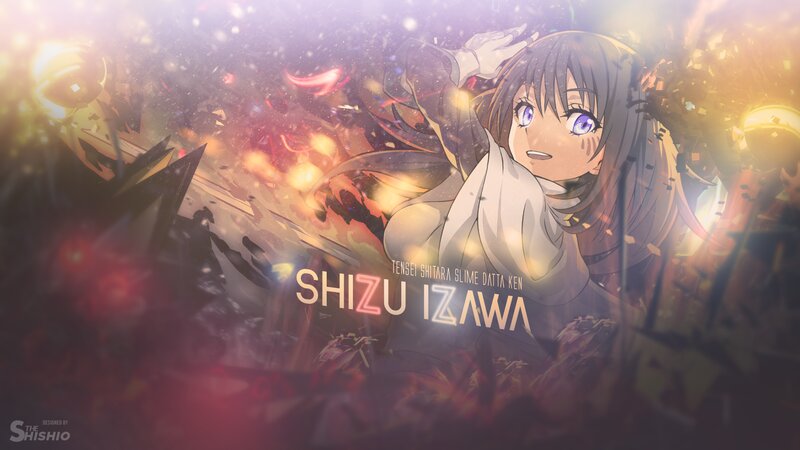 Anime Girl in Explosion — Purple