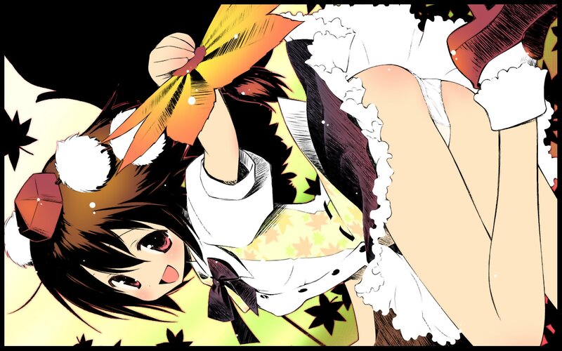 anime girl in festive outfit