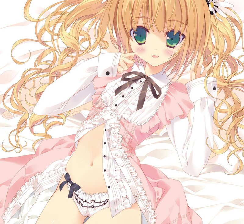 anime girl in frilly outfit