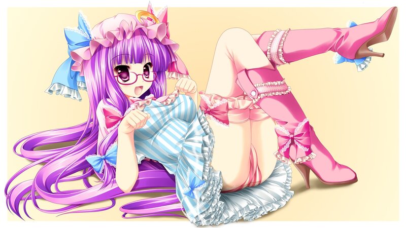 anime girl in frilly outfit
