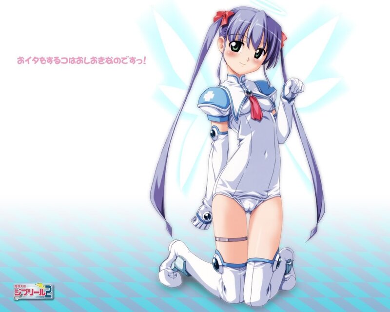 Anime girl in futuristic outfit