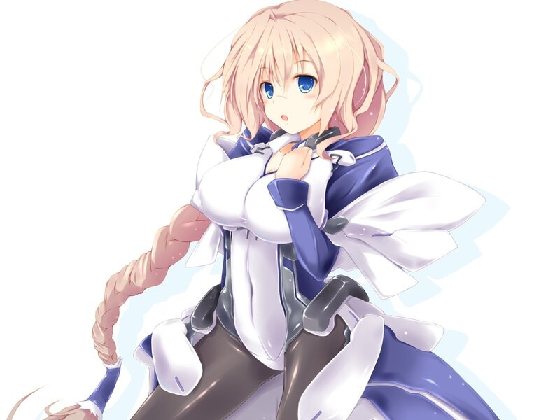 anime girl in futuristic outfit