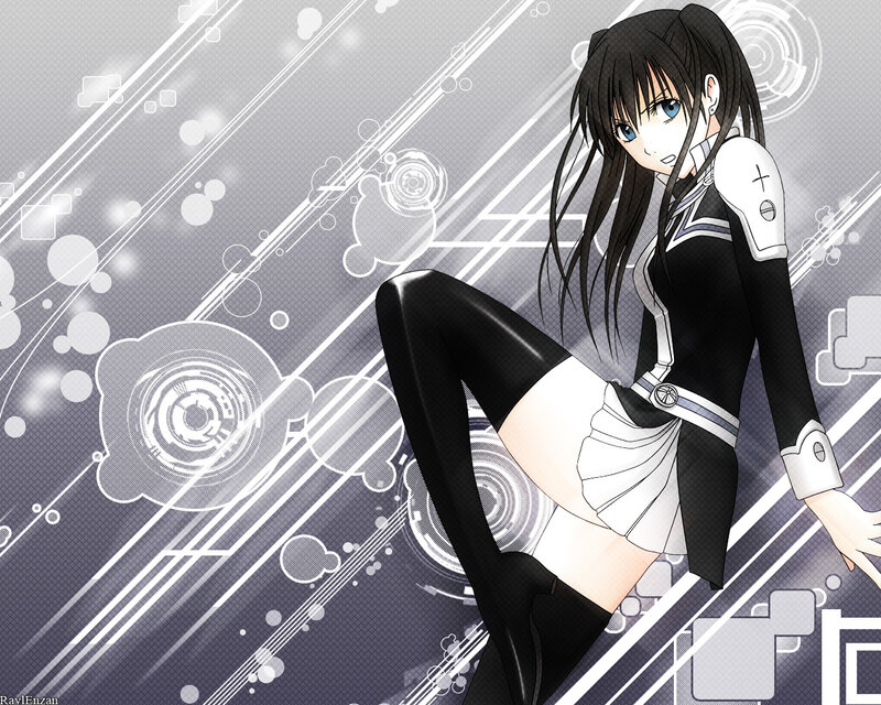 anime girl in futuristic outfit