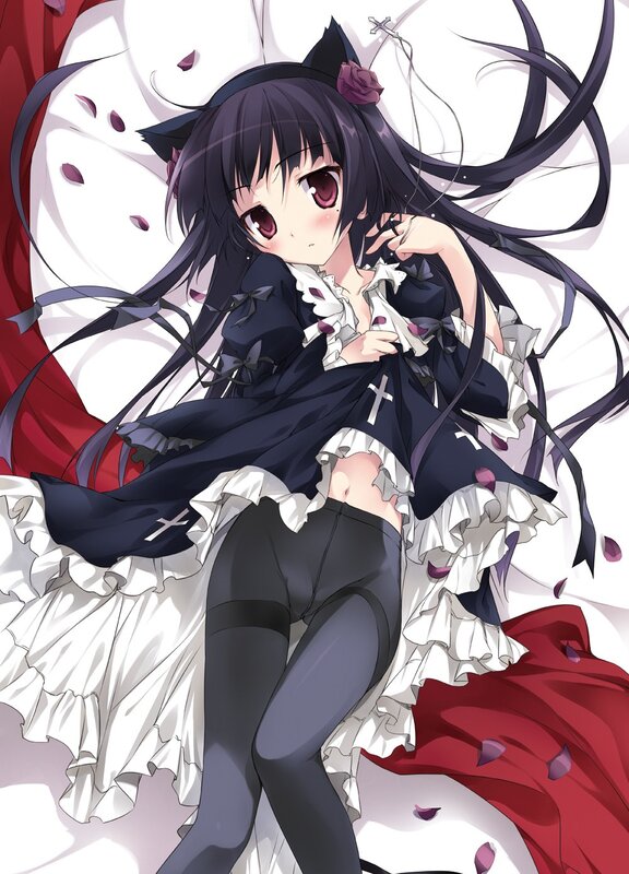 anime girl in gothic dress