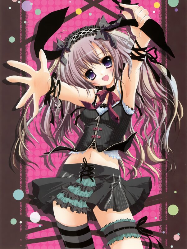 anime girl in gothic outfit