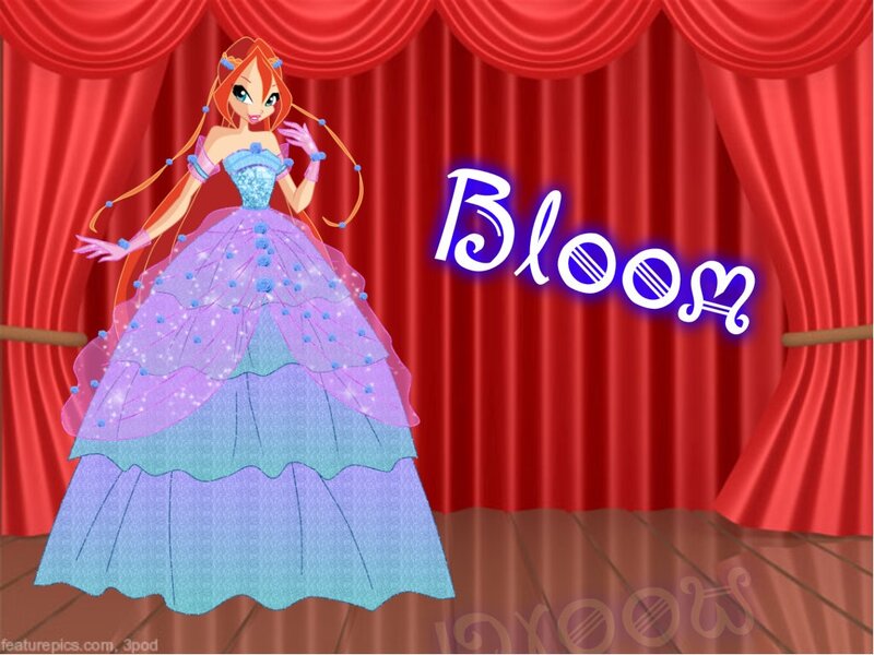 Anime Girl in Gown — Red