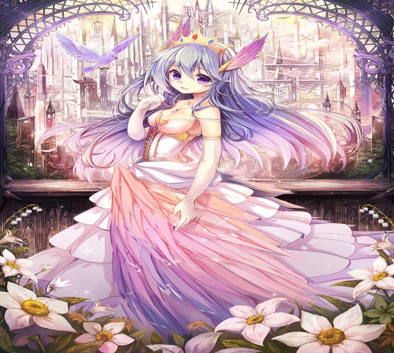 Anime Girl in Gown