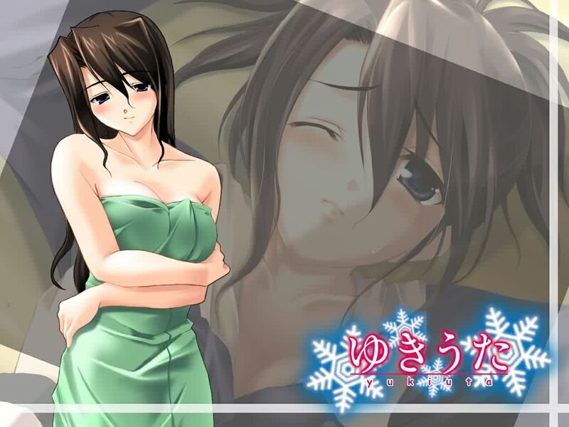 anime girl in green dress