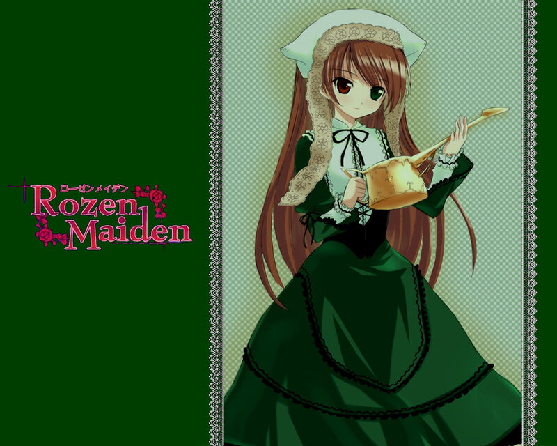 Anime Girl in Green Dress — Calm, Pitcher, Hat