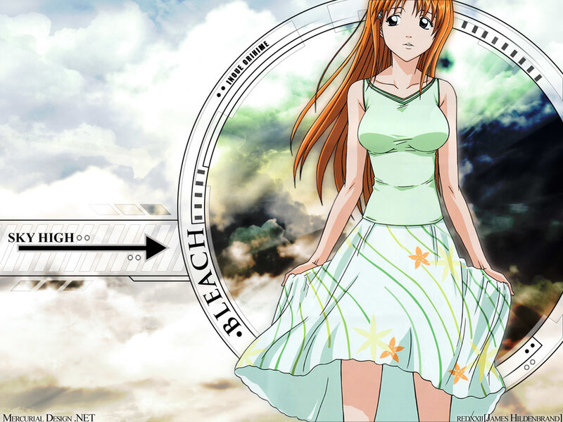 Anime Girl in Green Dress — Dramatic