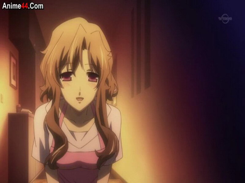 Anime Girl in Hallway — Yellow