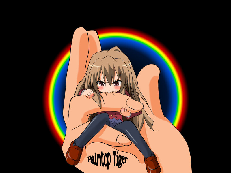 Anime Girl in Hand — Brown