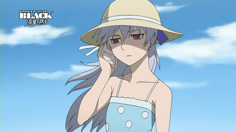 Anime Girl in Hat — Blue, Calm