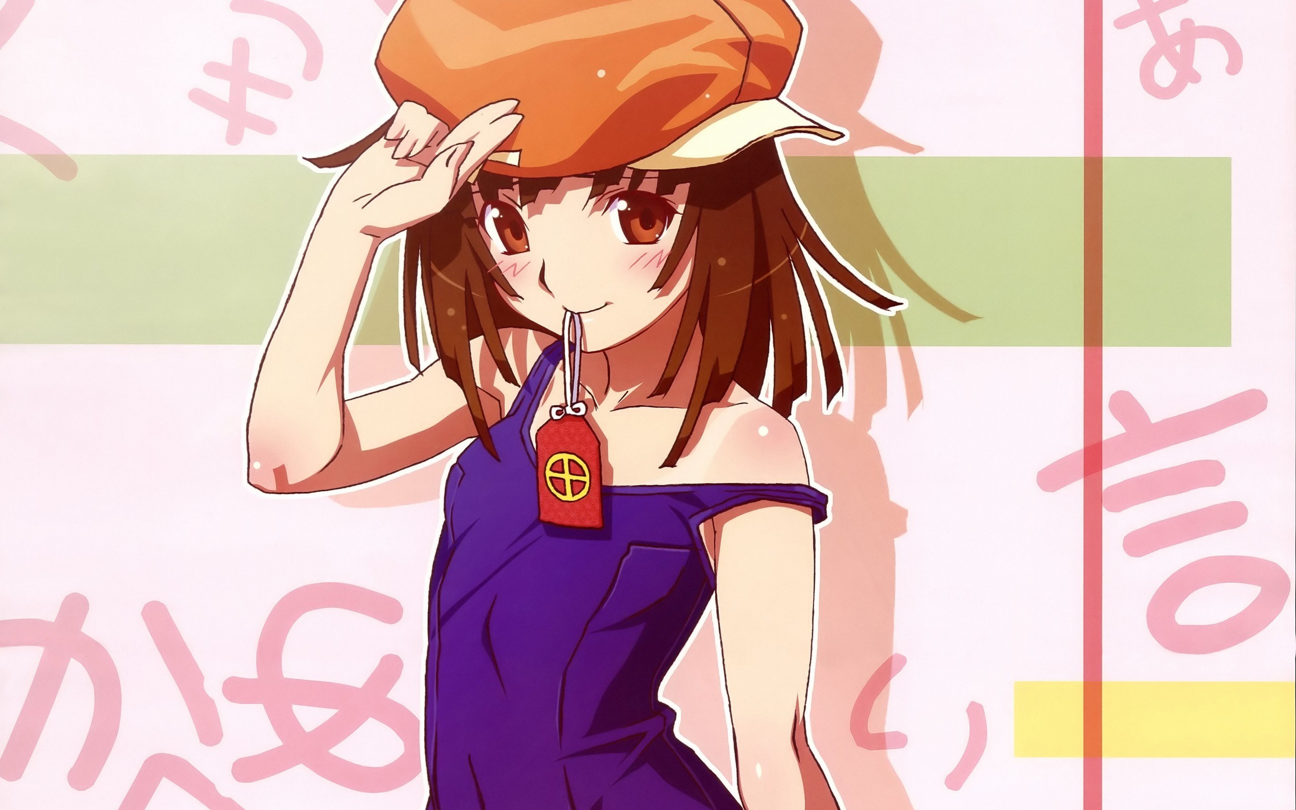 anime girl in hat