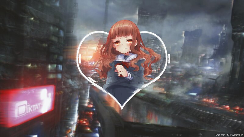 Anime Girl in Heart — Red, Dramatic