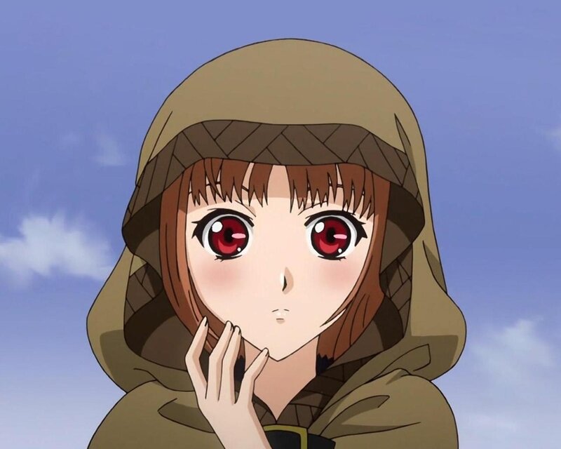 Anime Girl in Hood — Blue