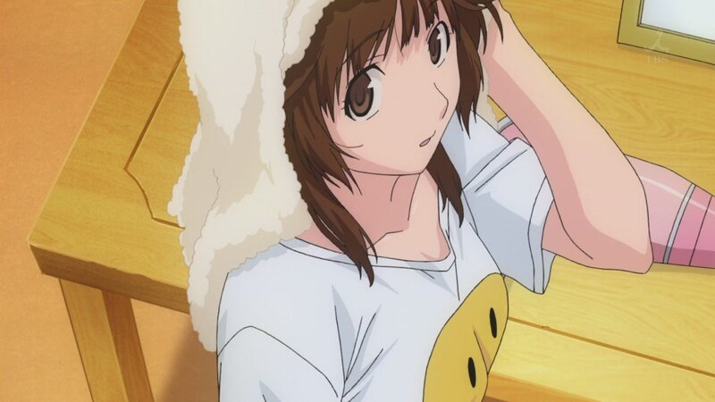anime girl in hoodie