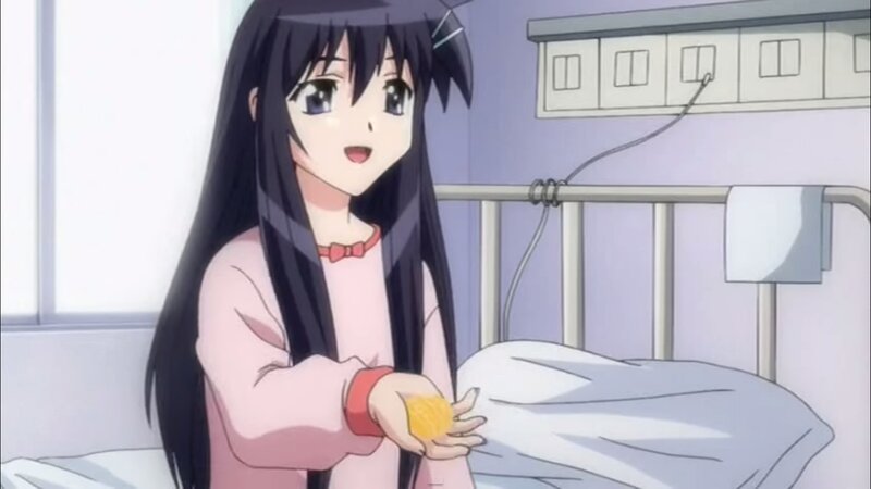 Anime Girl in Hospital Bed — Pink, Calm