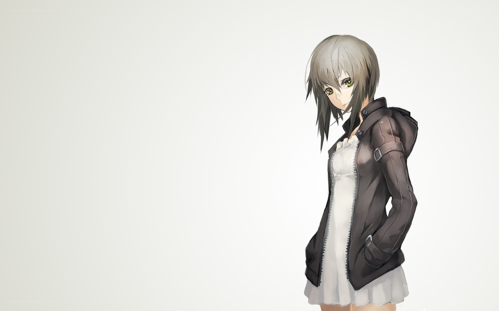 anime girl in jacket