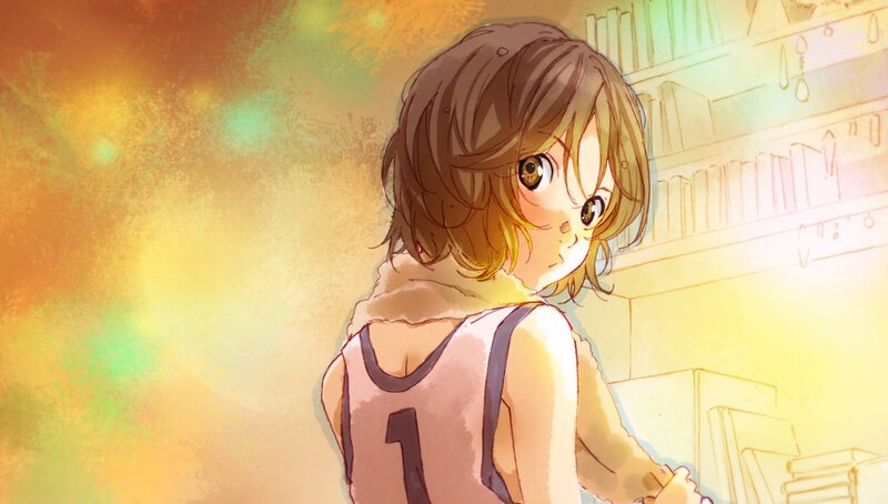 Anime Girl in Jersey — Yellow
