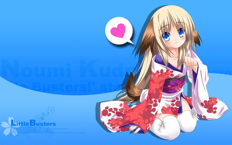 Anime girl in kimono