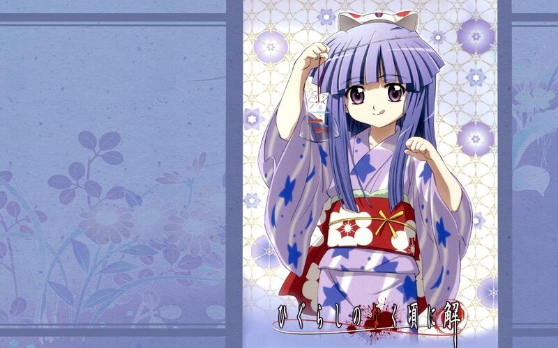 anime girl in kimono