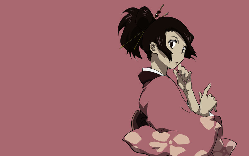 anime girl in kimono