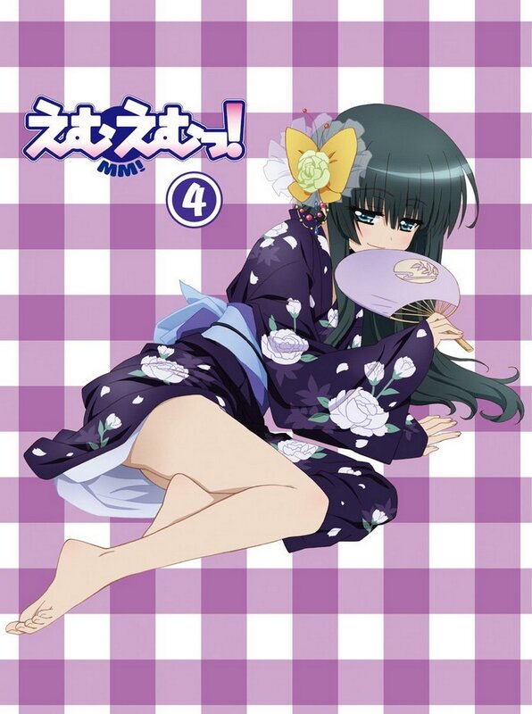 Anime girl in kimono