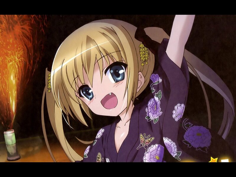 anime girl in kimono
