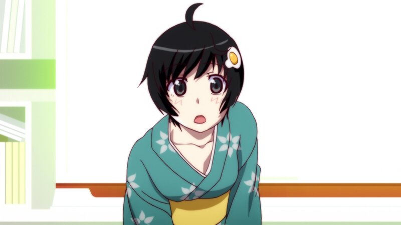 anime girl in kimono