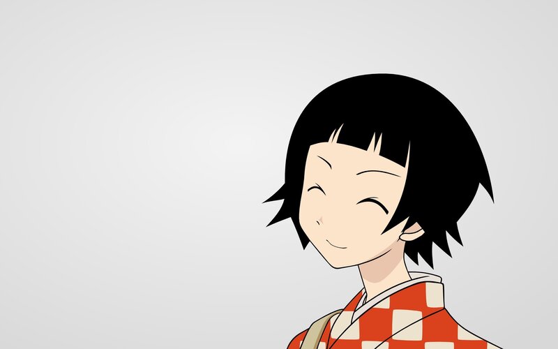anime girl in kimono