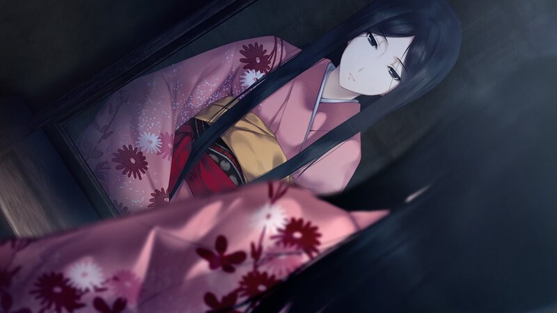 anime girl in kimono