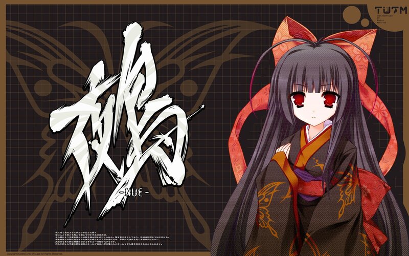 anime girl in kimono